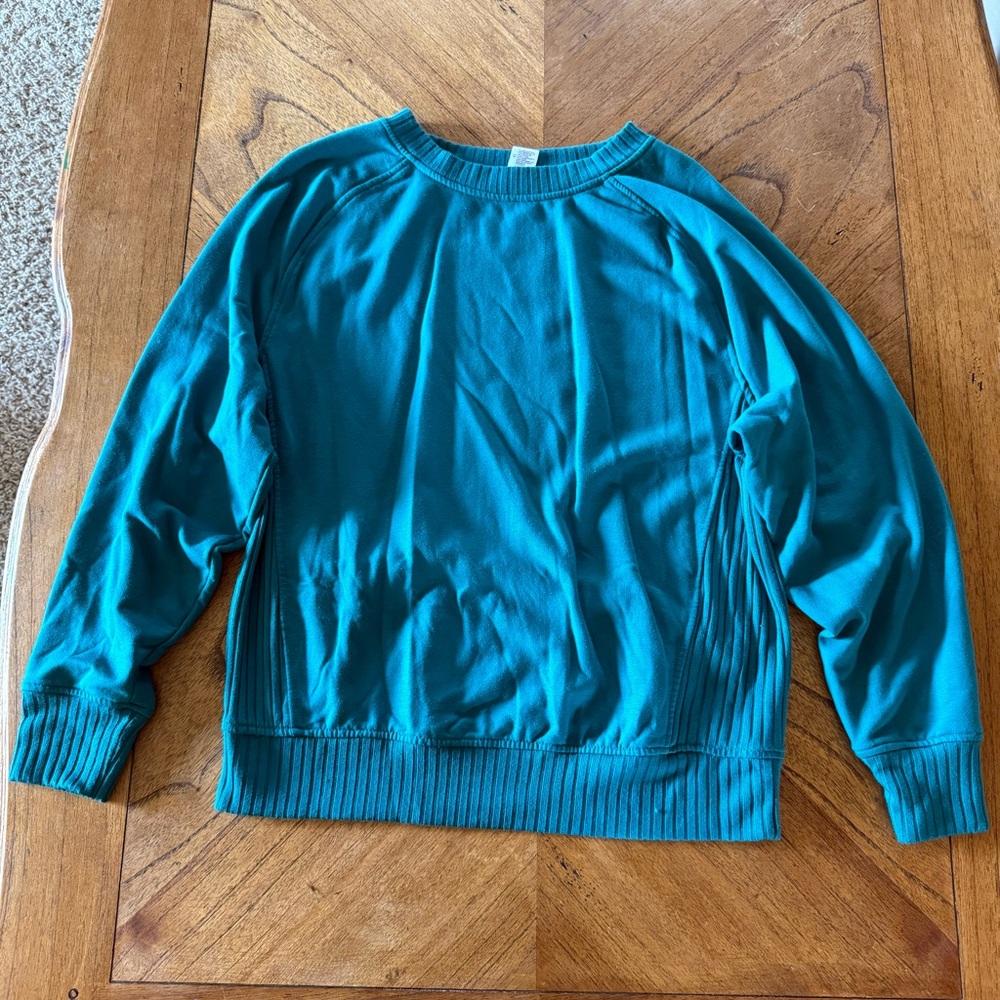 Jockey Teal Crew Neck Sweater
